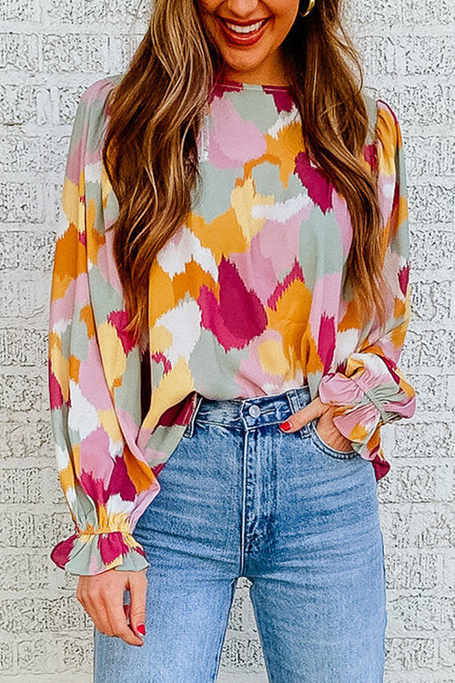 Under The Lights Boho Printed Top - 4 Colors