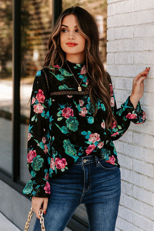 Bounty Of Blooms Floral Lace Top