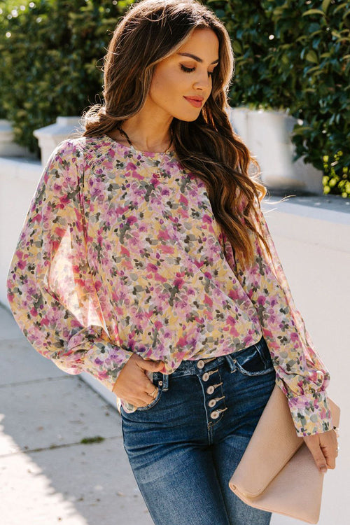 Even Sweeter Floral Printed Smocked Top