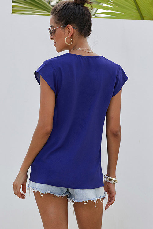 Pretty Pleased Boho Embroidered Short Sleeve Top - 4 Colors