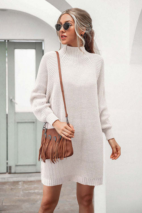 It's Your Love Long Sleeve Sweater Mini Dress - 3 Colors