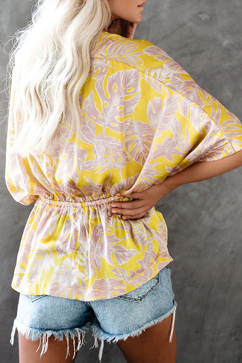 Need You Here Floral Print Wrap Top - 3 Colors
