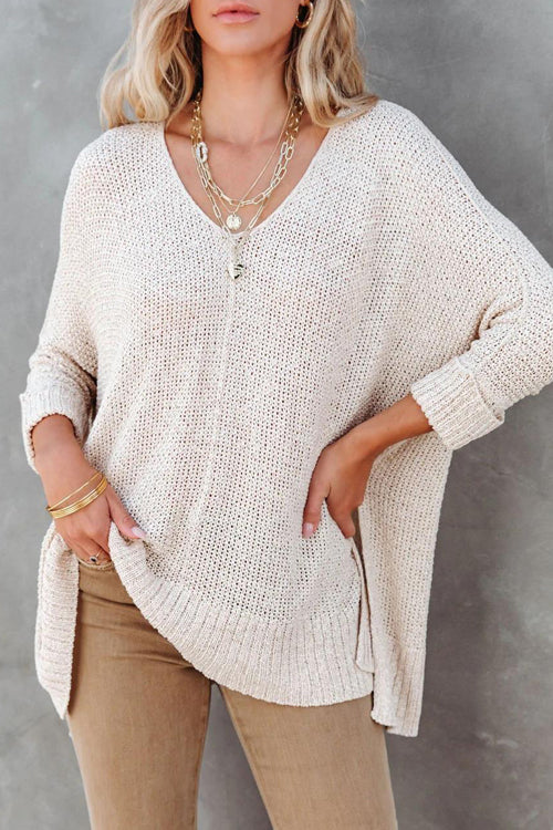 What You Love Long Sleeve Knit Sweater Top - 2 Colors