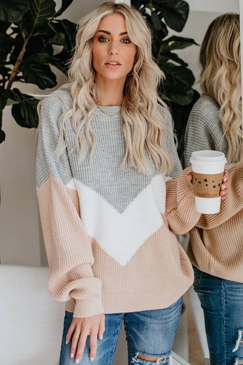Candy Paint Striped Knit Sweater - 2 Colors