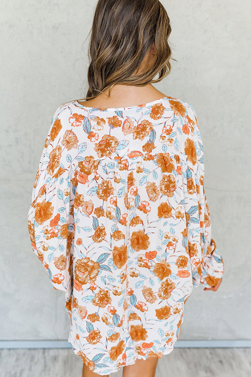 Never Let You Go Printed Long Sleeve Top