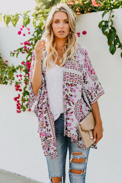 Lucky Break Boho Print Duster - 4 Colors