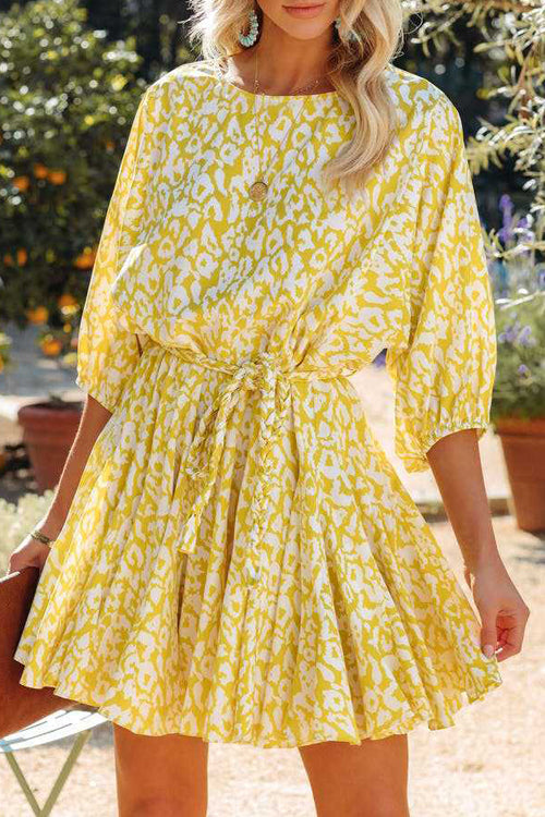 darlin' daisy embroidered mini dress Blooming Darlin' Printed Mini Dress