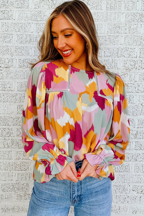 Under The Lights Boho Printed Top - 4 Colors