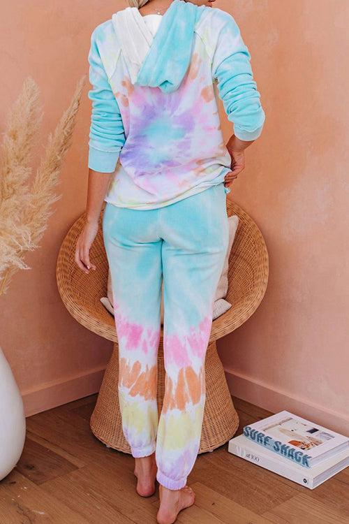 Sweet Sunrise Tie-Dye Long Sleeve Suit - 4 Colors