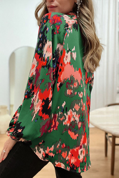 Never Been Better Floral Print Statement Sleeve Top - 4 Colors