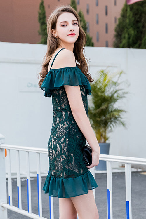 lace ruffle wrap dress Buy Roman Pink Lace Detail Wrap Midi Dress from Next USA