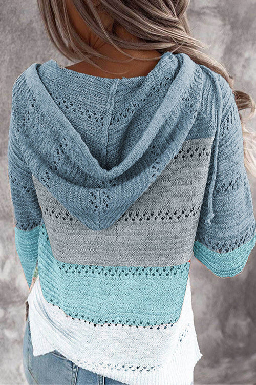 Cute And Cozy Striped Knit Sweater - 4 Colors