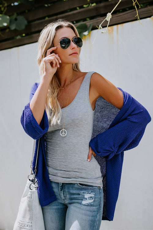 Free Spirits Pure Color Knit Cardigan - 3 Colors