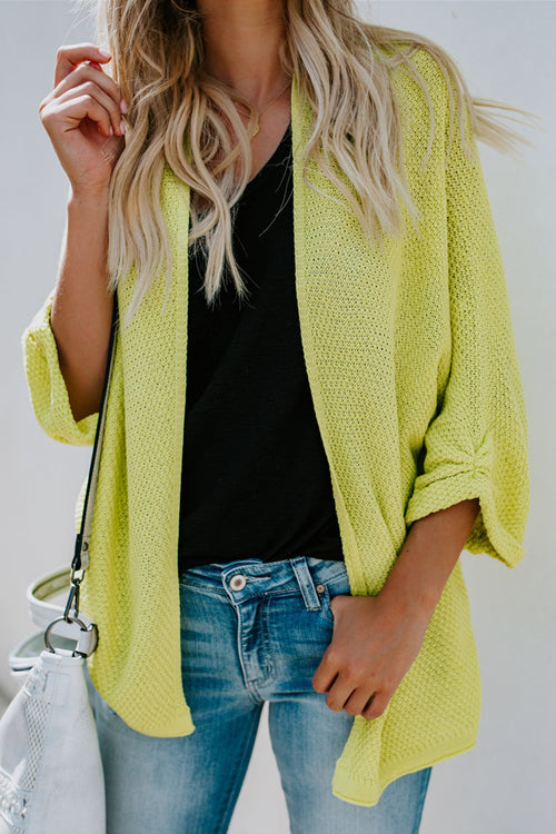 Free Spirits Pure Color Knit Cardigan - 3 Colors