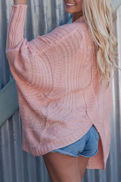 Winchester Pink Knit Cardigan Sweater