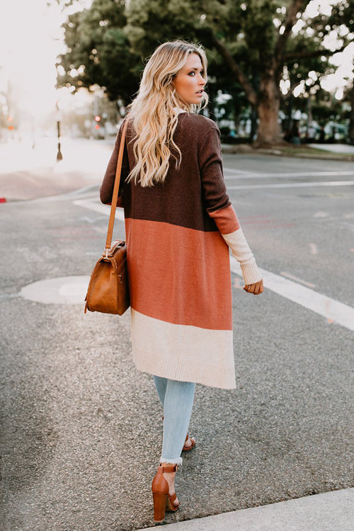 Simply Amazing Blush Stripe Knit Cardigan