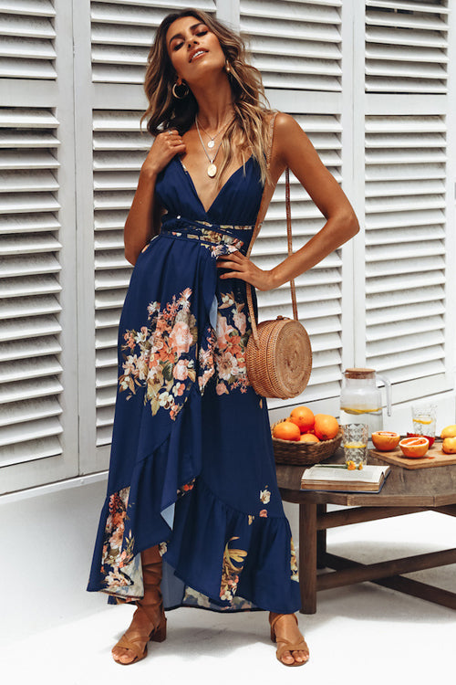 Always Stunning Floral Print Maxi Dress – Beetsweeti