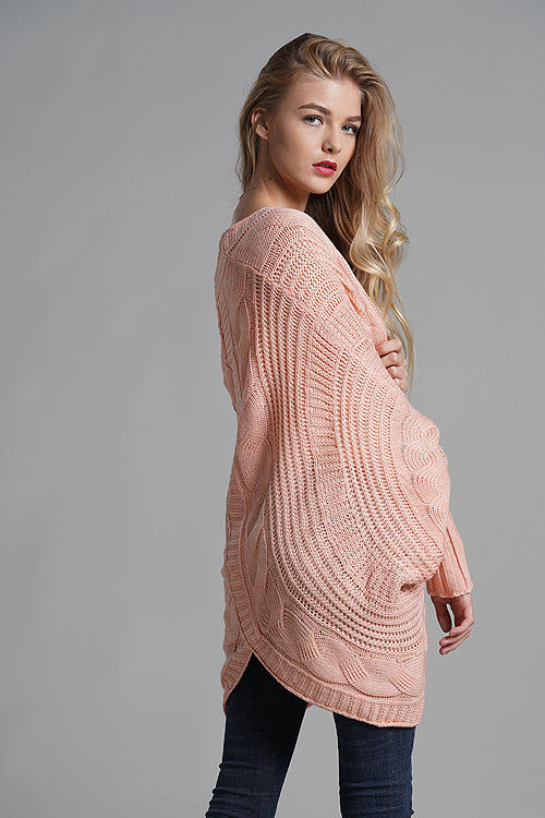Winchester Pink Knit Cardigan Sweater