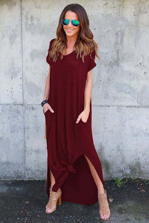 Ocean of Elegance Pocket Maxi Dress - 5 Colors