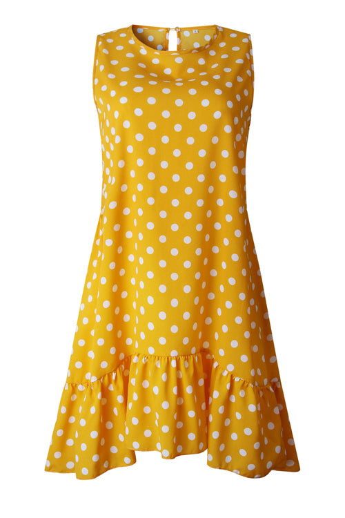 Sunshine and Smiles Dot A-line Mini Dress - 3 Colors